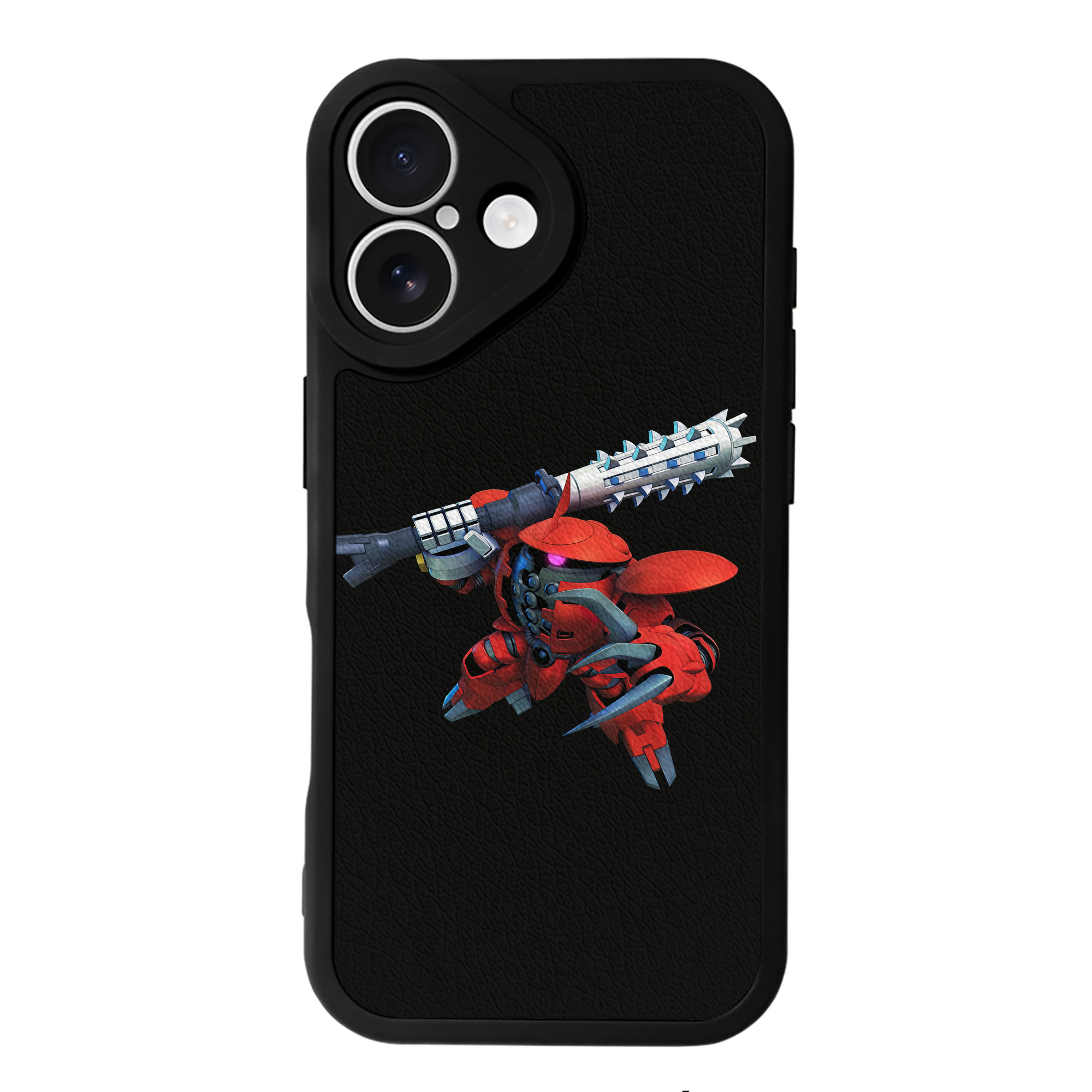 （画像用） 機動戦士ガンダム Mobile Suit Gundam 【iPhone 16シリーズ対応】シリコンスマホケース（レザー調） 材質：シリコン